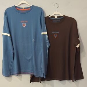 Nautica Long Sleeve Tees‎ (2) size Large